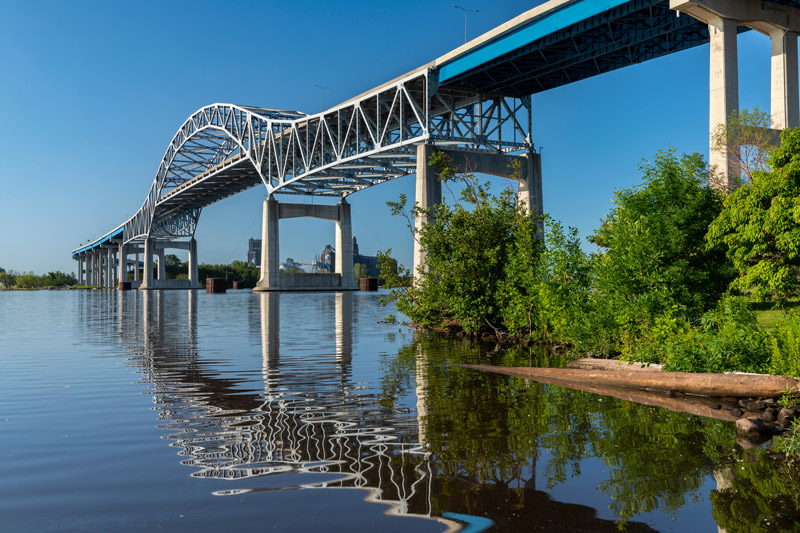 Summer Vacations in Minnesota around lake superior travel along the highway 53 bridge!