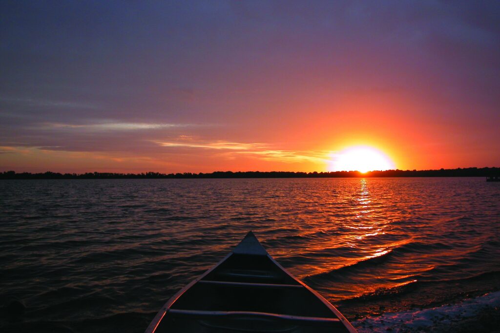 Summer Getaway Southern Minnesota Lake Wilmar sunset