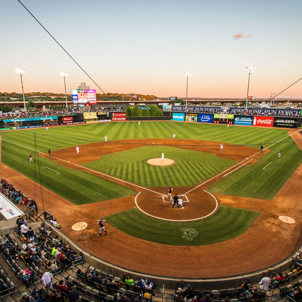 StPaulSaints_SummerFunImages_0006_CHS-Field-Home-Plate-View_9093 - Sierra Bailey